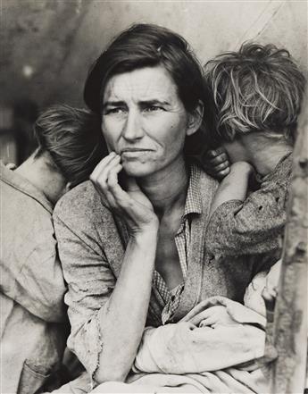 DOROTHEA LANGE (1895-1965) Migrant Mother, Nipomo, California. 1936; printed 1960s.                                                              